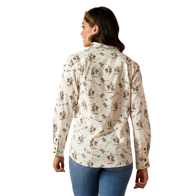Ariat Women's Thrills N Spills Thrilling Print Long Sleeve Shirt 10051277 - Image 2
