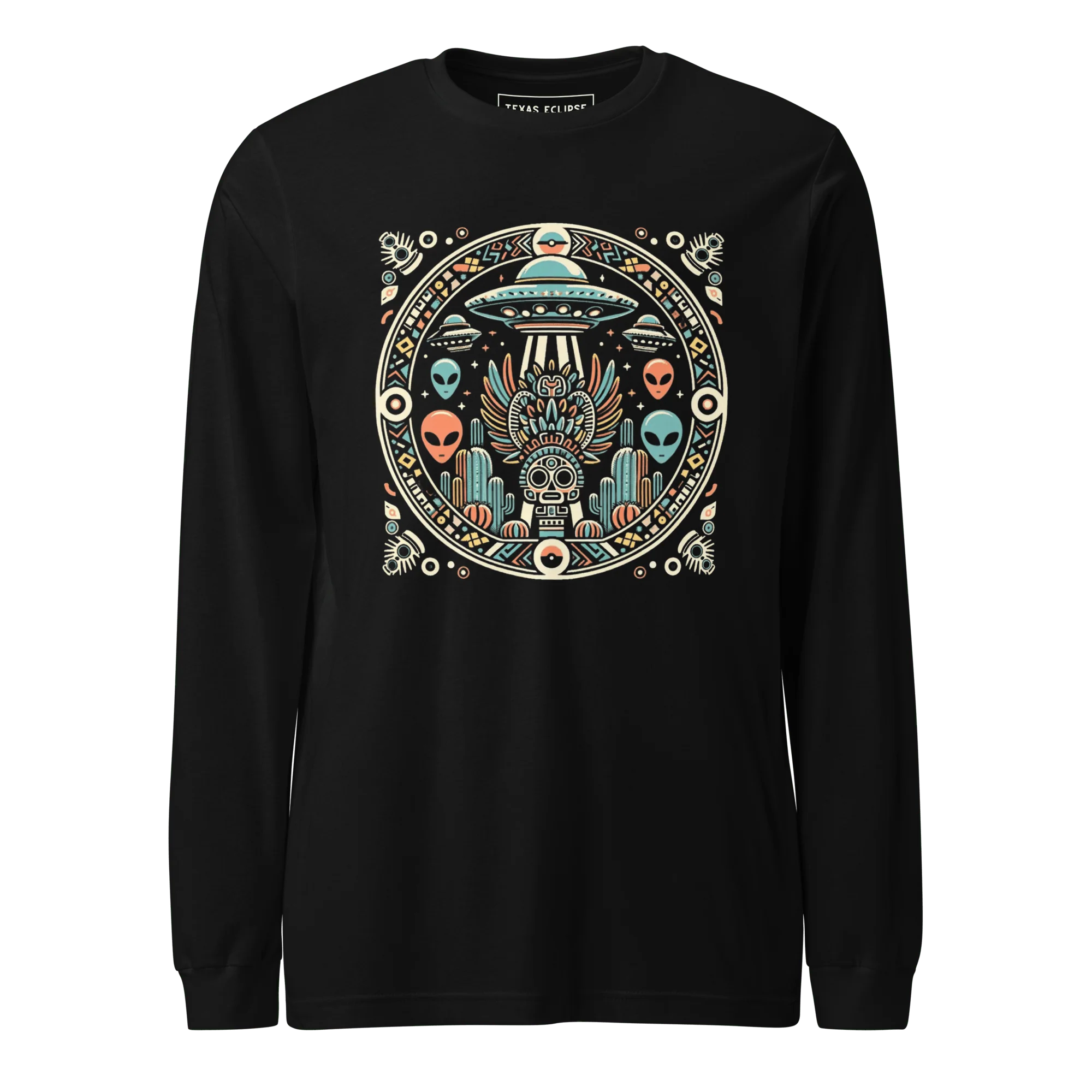 Aztec Reverence Long Sleeve Graphic Tee
