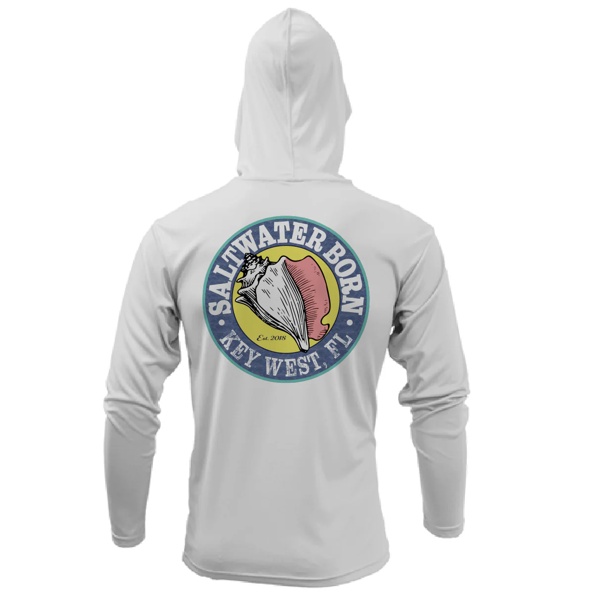 Baby Turtles Long Sleeve UPF 50+ Dry-Fit Hoodie - Image 4