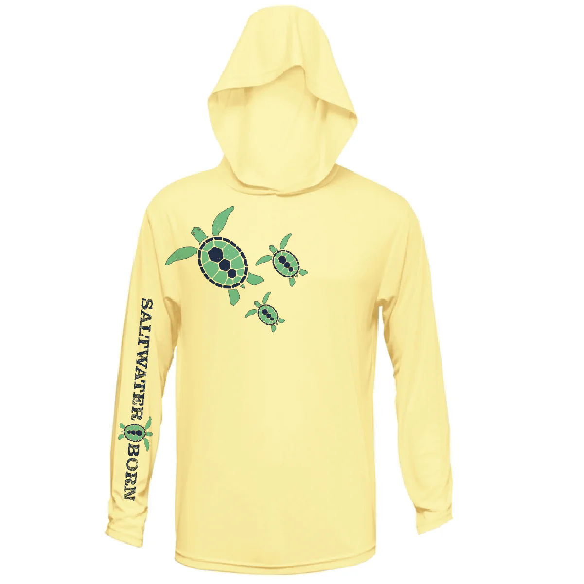 Baby Turtles Long Sleeve UPF 50+ Dry-Fit Hoodie - Image 9