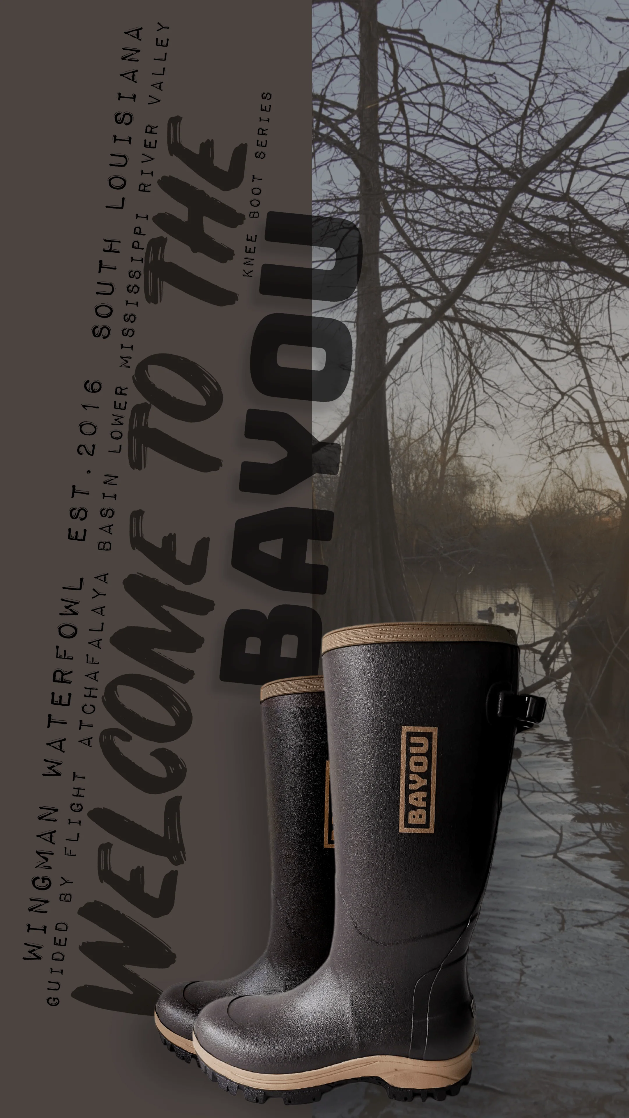 Bayou Men's Black Waterproof Knee Boot - Image 2