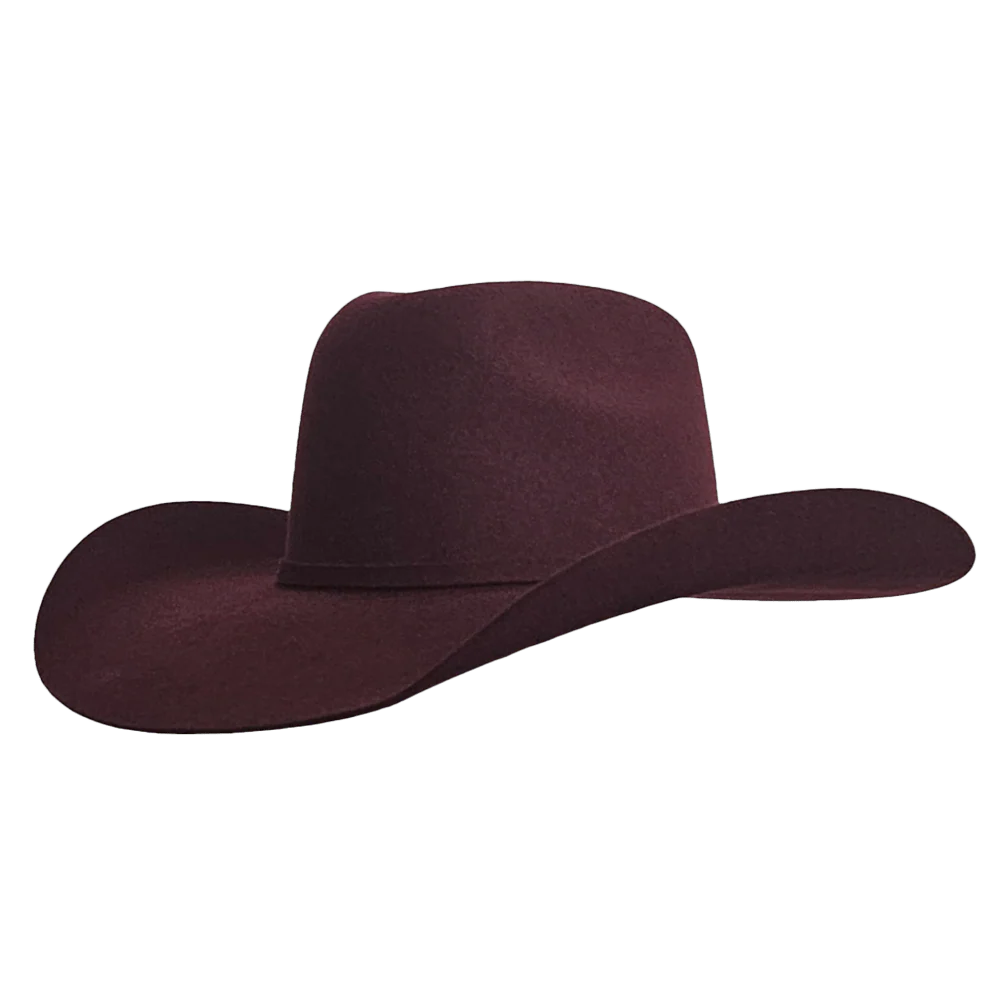 Gone Country Big Sky Black Cherry - Wool Cashmere (Montana Series) Cowboy Hat