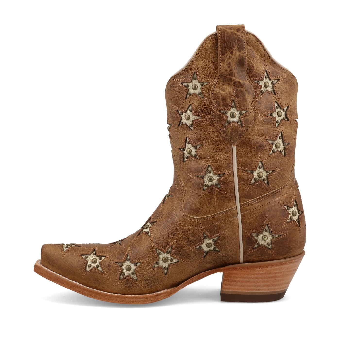 Black Star Women's Marfa Caramel Booties WBSN030 - Image 2