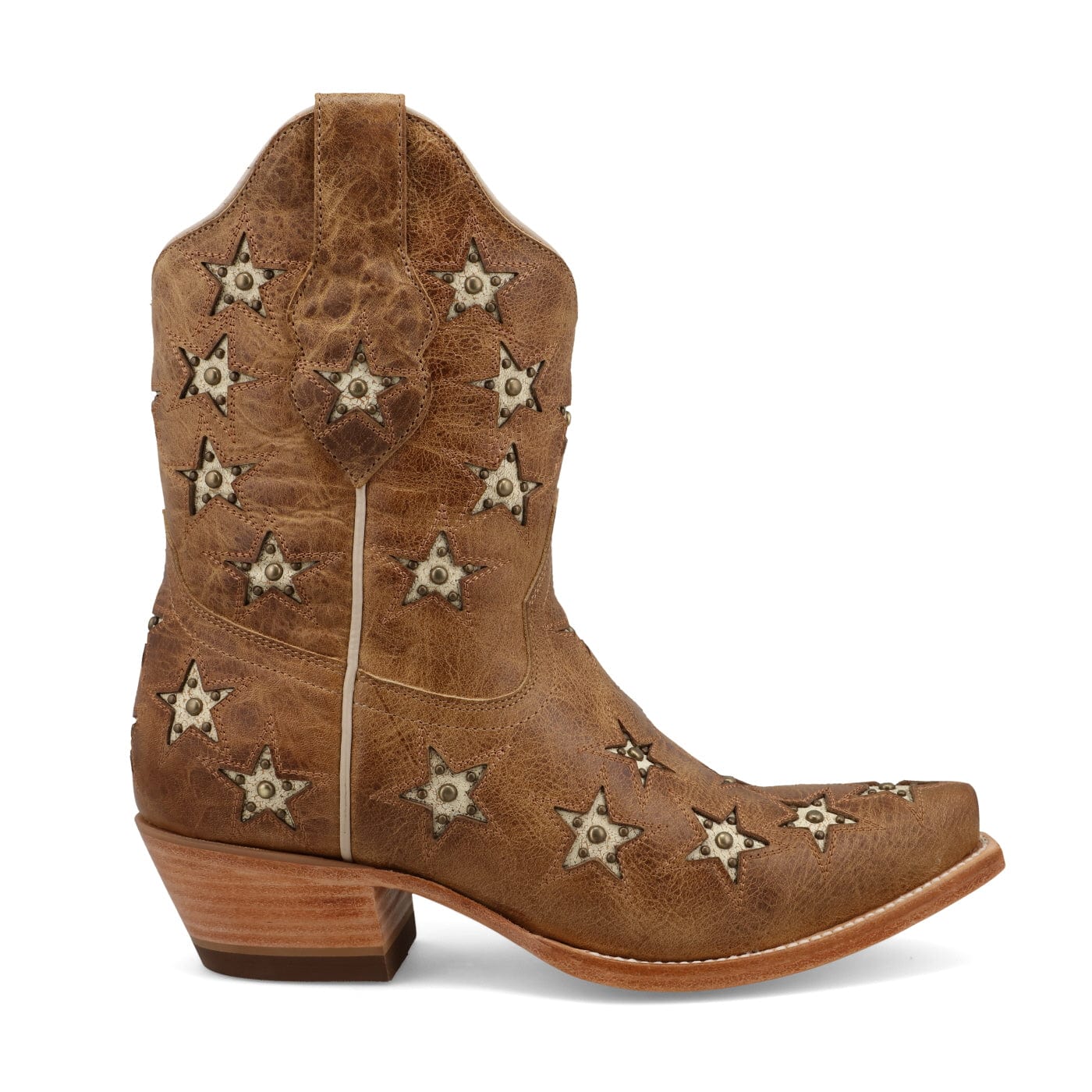 Black Star Women's Marfa Caramel Booties WBSN030 - Image 4