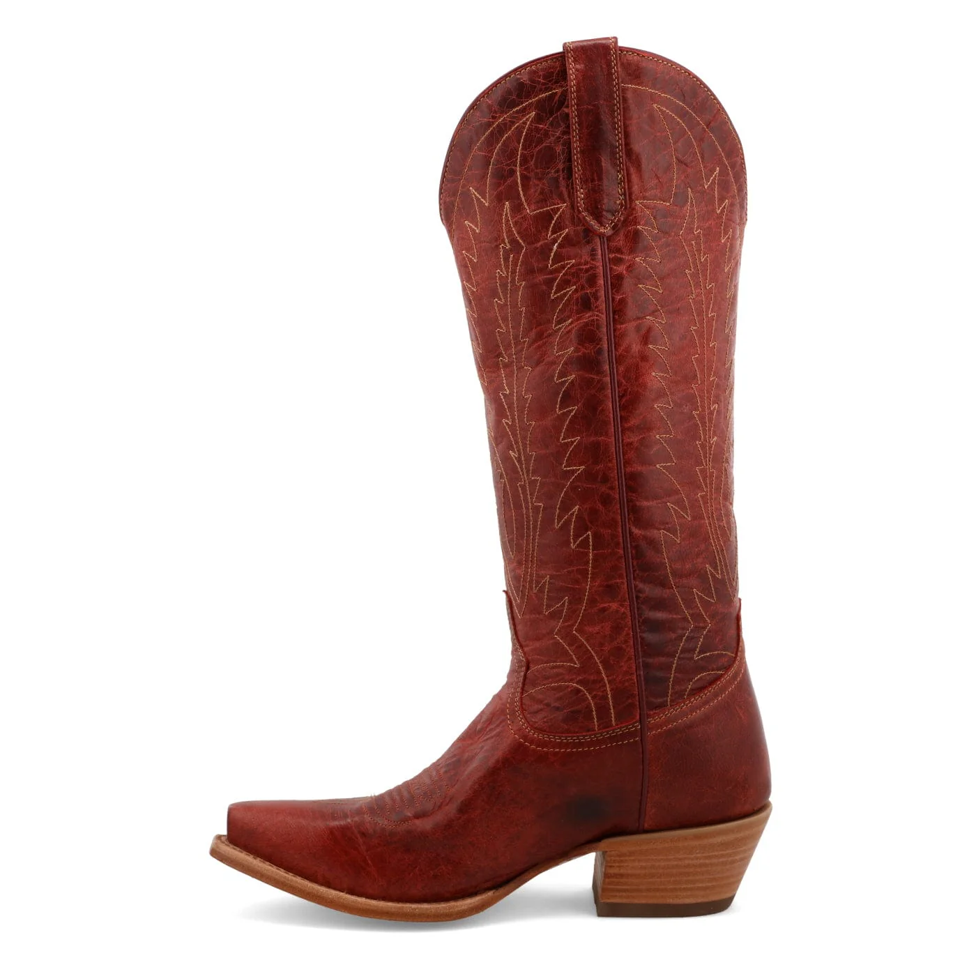 Black Star Women's Victoria Cranberry Cowgirl Boots WBSN016 - Image 2