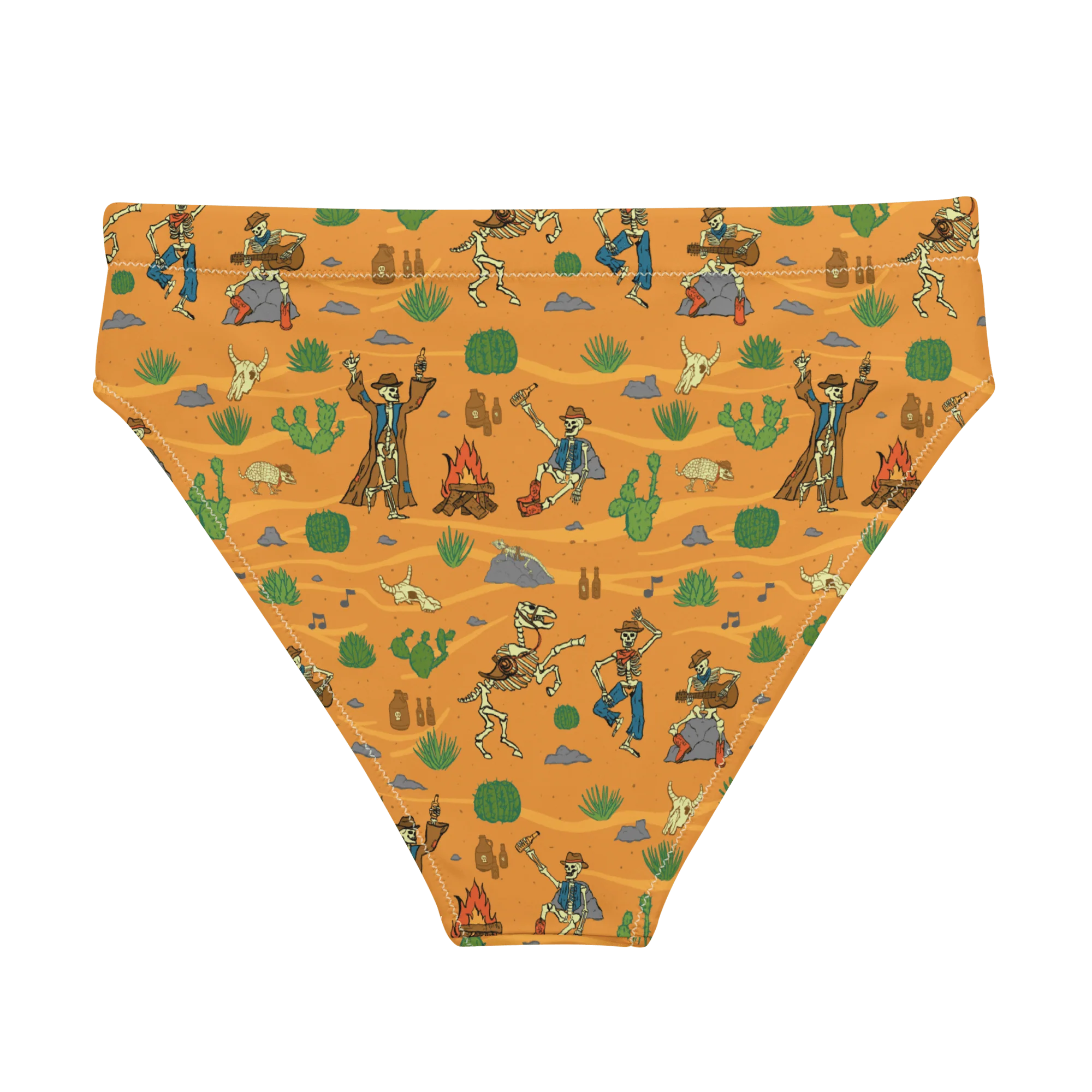 Bones and Embers: Vaquero’s Last Dance High-Waisted Bikini Bottom - Image 2