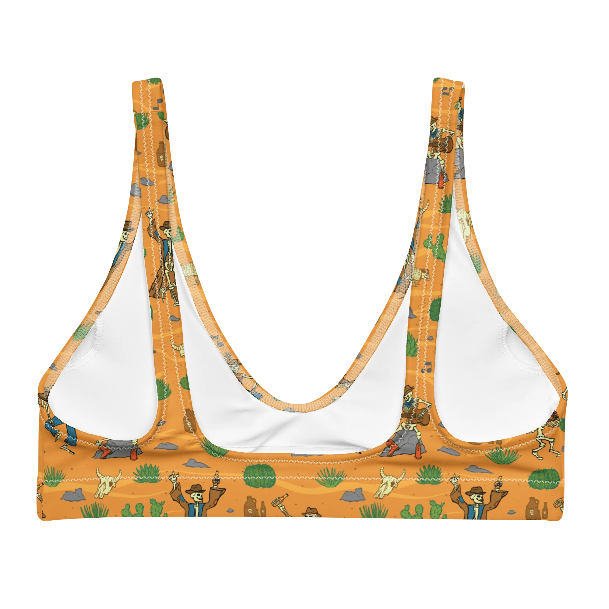 Bones and Embers: Vaquero’s Last Dance High-Waisted Bikini Top - Image 2
