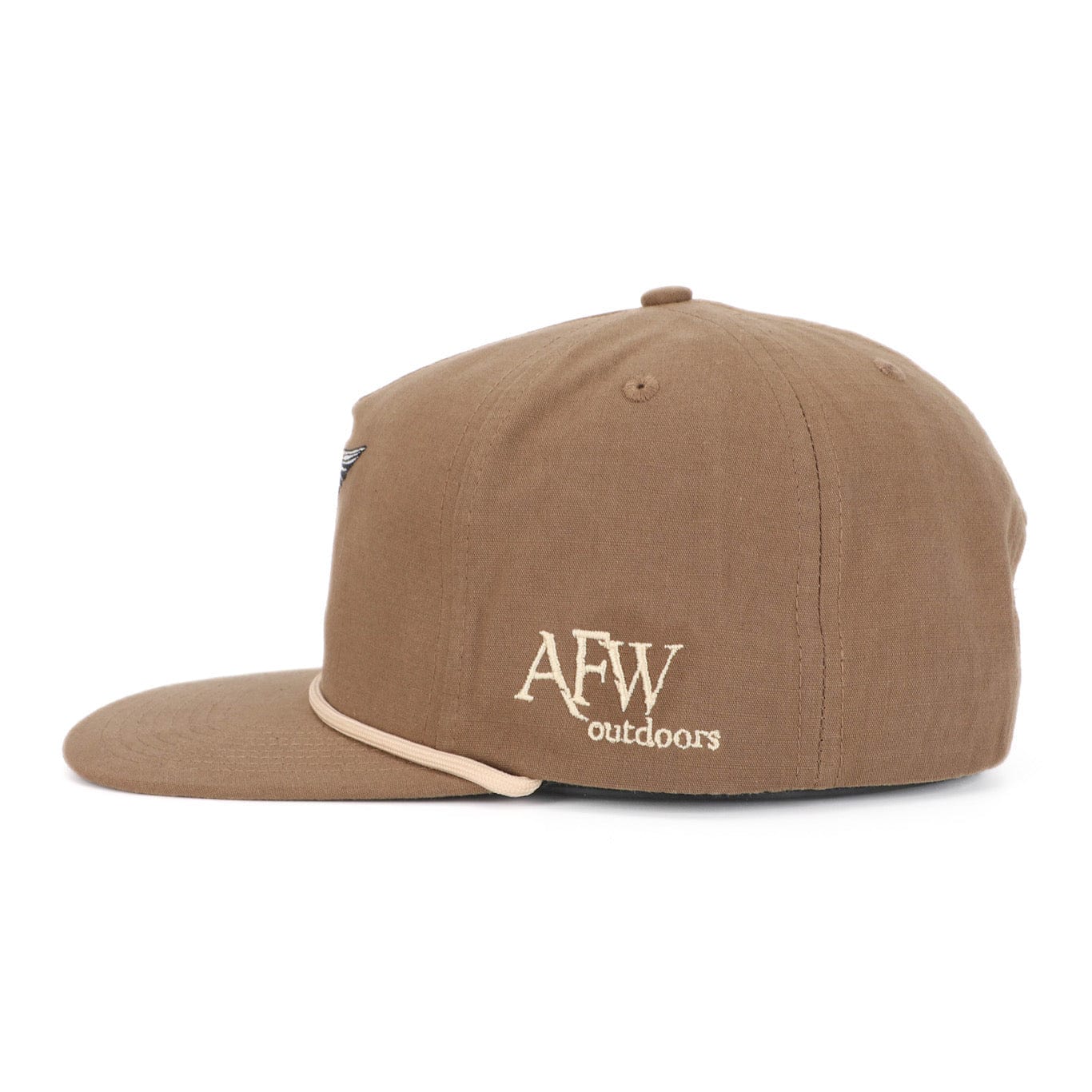 Brown w/ Tan Rope Specklebelly RipStop Hat - Image 3