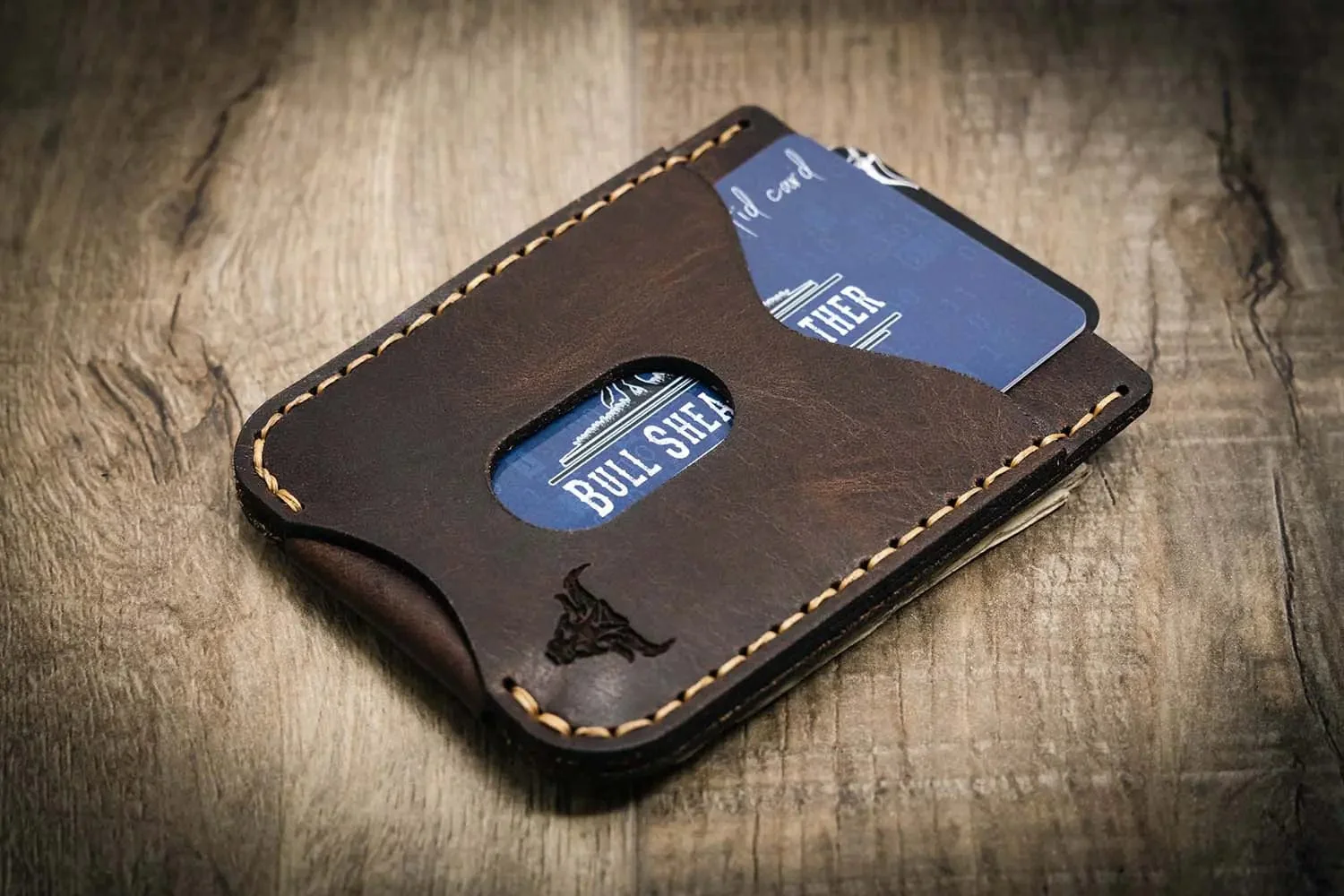 Bull Sheath Leather Men's The Keller Money Clip - Image 5