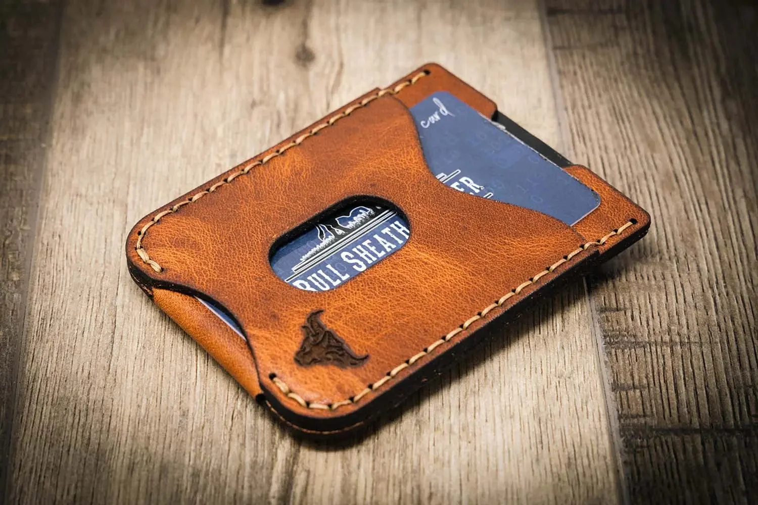 Bull Sheath Leather Men's The Keller Money Clip - Image 7
