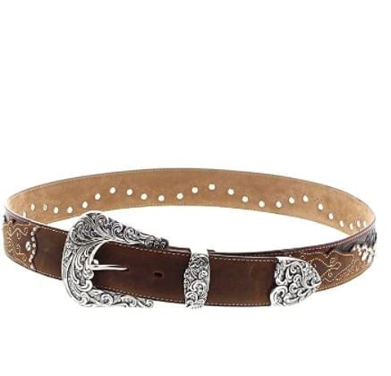 Tony Lama Women’s Kaitlyn Crystal Brown Belt C50499 - Image 2