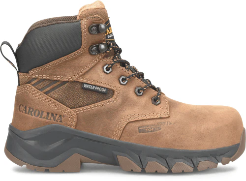 Carolina Women's Sage Brown Waterproof Composite Toe Work Boots CA5679 - Image 2
