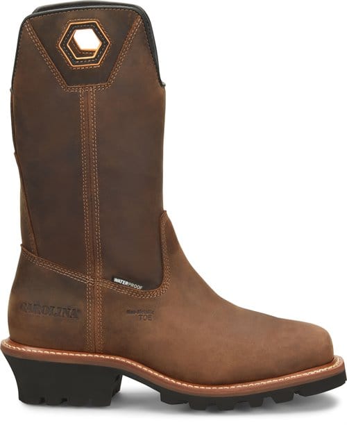 Carolina Men's Coppice Wellington 12" Waterproof Comp Square Toe Logger Work Boots CA9833 - Image 5