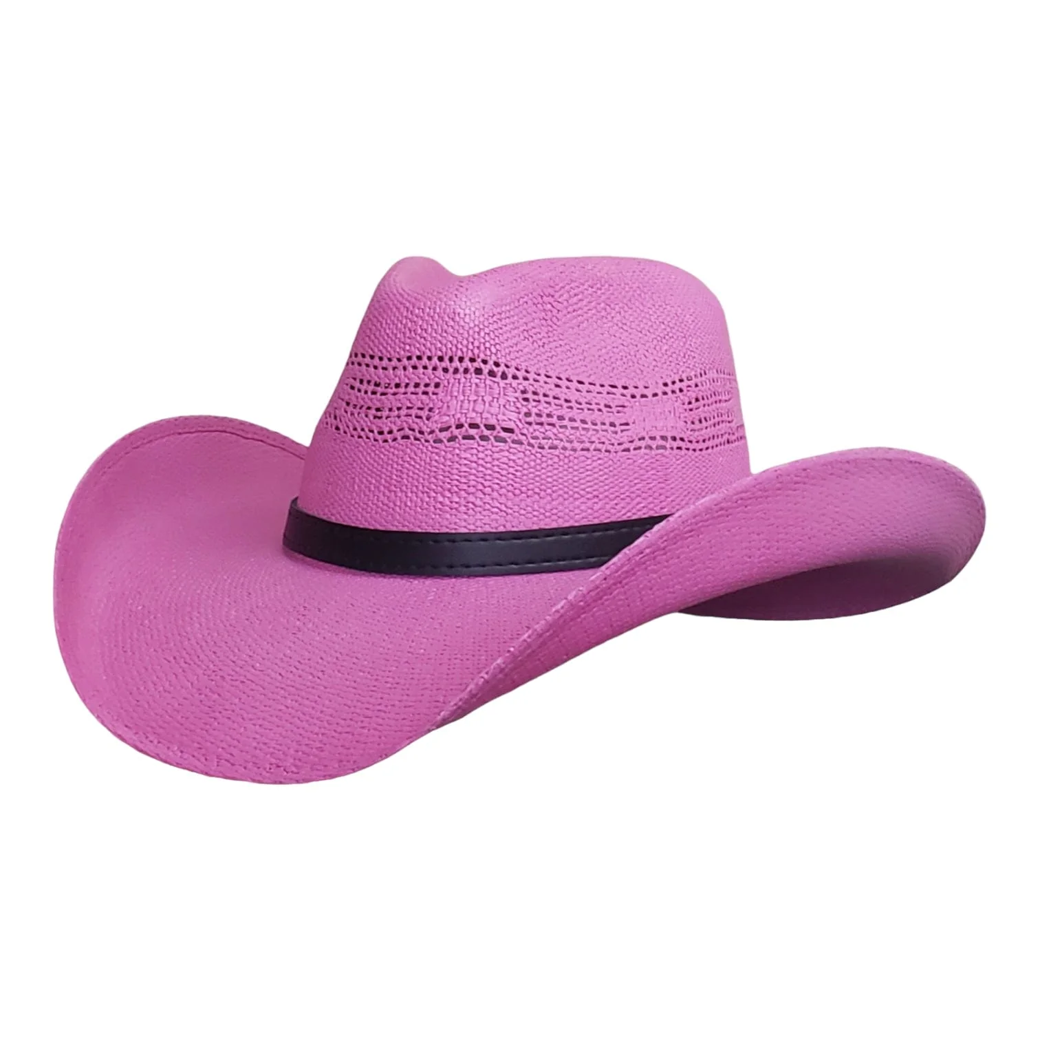 Gone Country Cabo Fuchsia - Straw Bangora Cowboy Hat