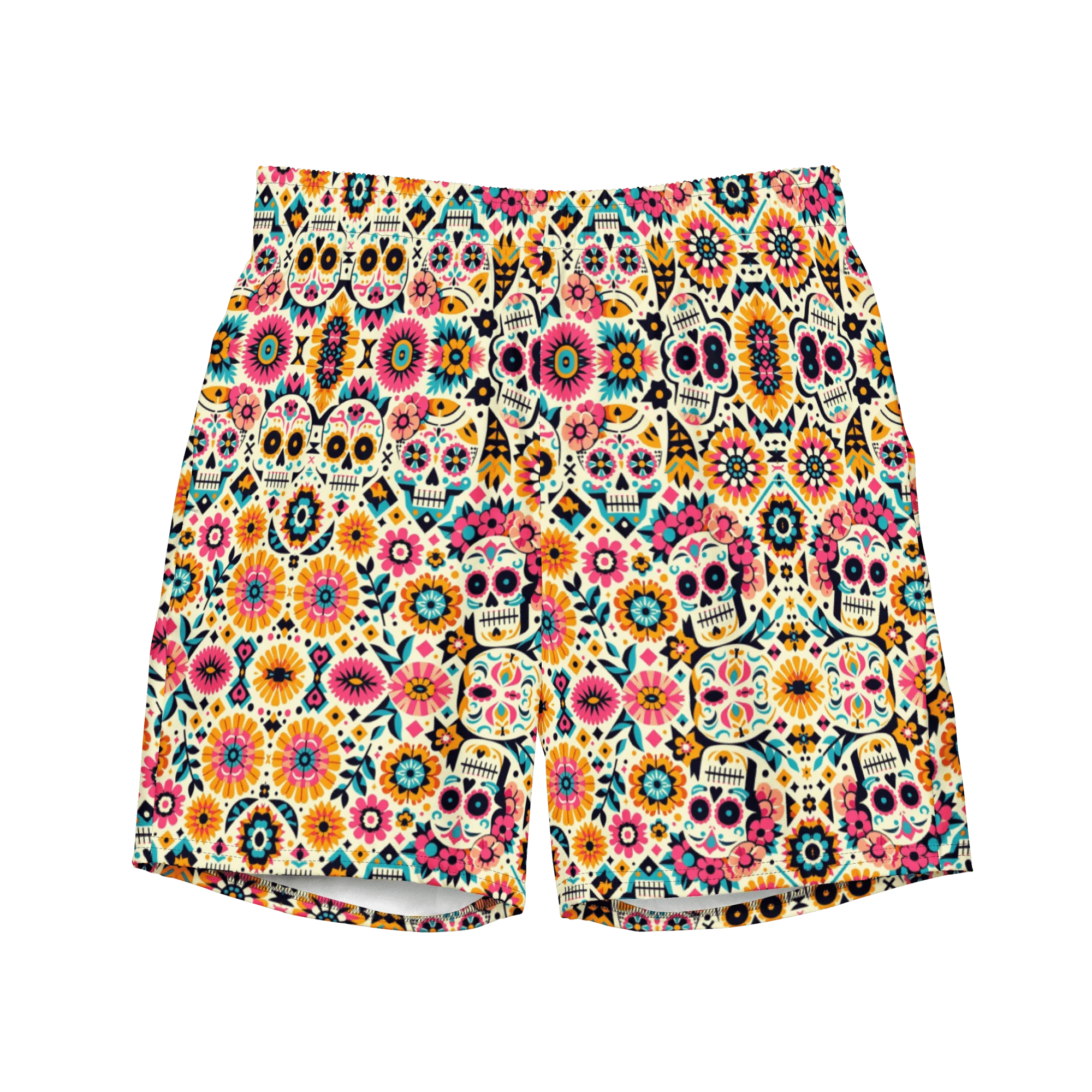 Calavera Dreams: Dia de los Muertos Swim Trunks