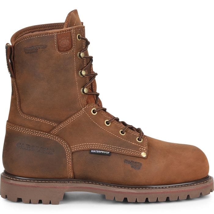 Carolina Men's 28 Series Brown Insulated Waterproof Composite Toe Work Boots CA9528 - Image 2