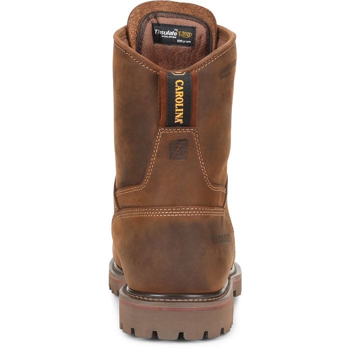Carolina Men's 28 Series Brown Insulated Waterproof Composite Toe Work Boots CA9528 - Image 6