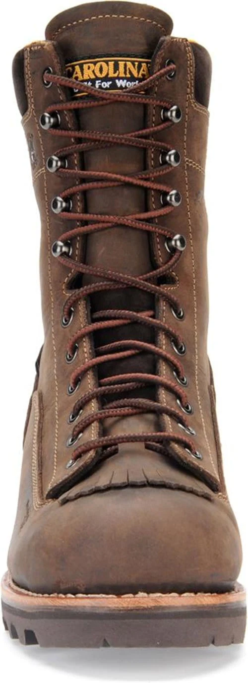 Carolina Men's 8" Waterproof Birch Logger Work Boots CA7022 - Image 6