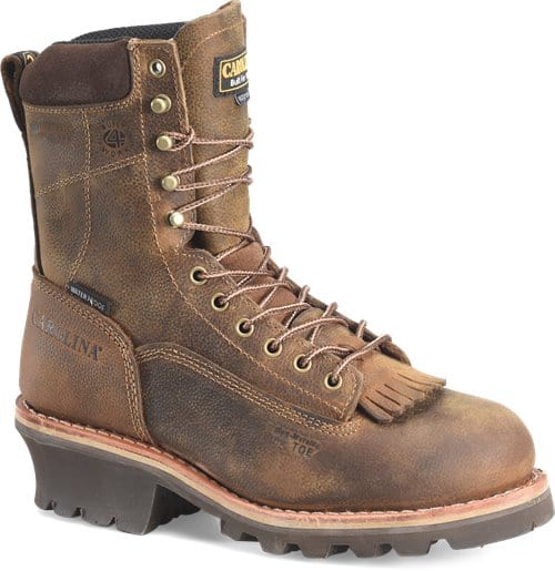 Carolina Men's 8" Waterproof Insulated Composite Lace to Toe Logger Work Boots CA7521