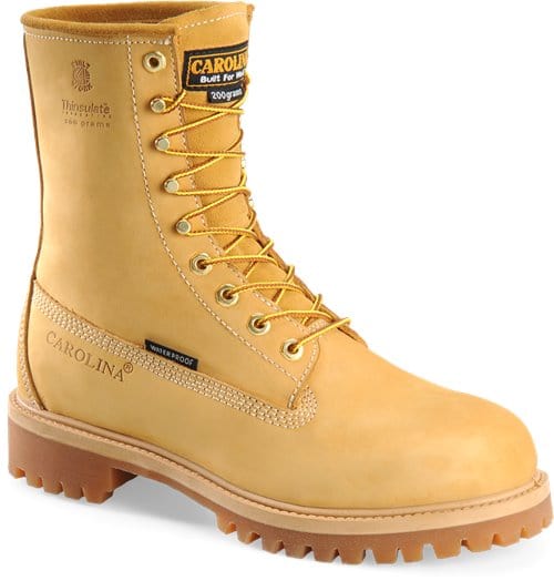 Carolina Men's 8" Waterproof Journeyman Wheat Work Boots CA7145