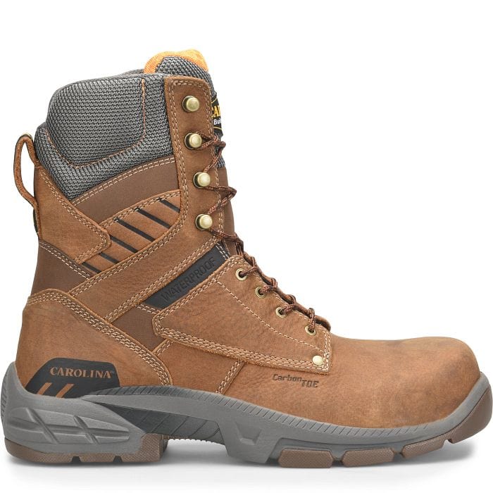 Carolina Men's Bruno Hi Brown Waterproof Composite Toe Work Boots CA5543 - Image 2