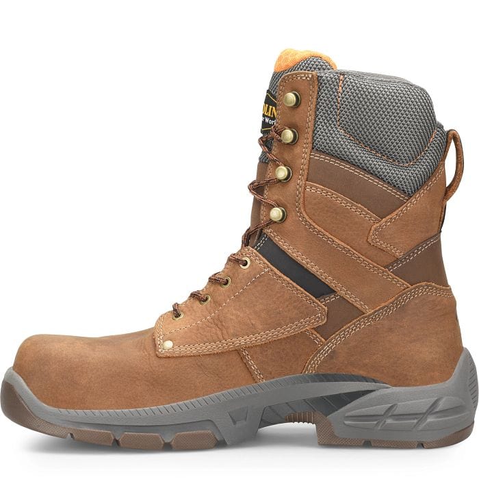 Carolina Men's Bruno Hi Brown Waterproof Composite Toe Work Boots CA5543 - Image 3