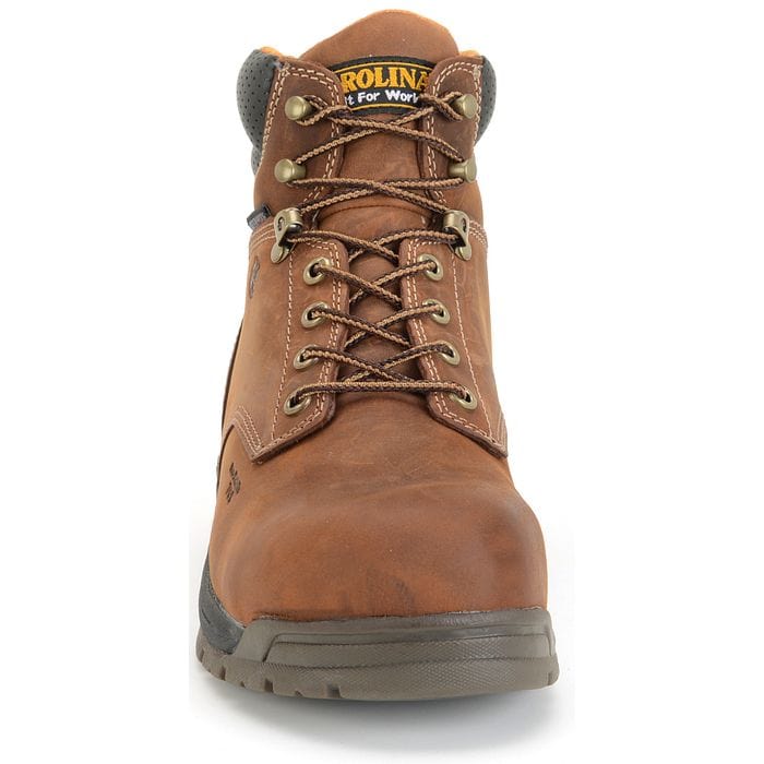 Carolina Men's Bruno Lo Brown Waterproof Composite Toe Work Boots CA5520 - Image 5