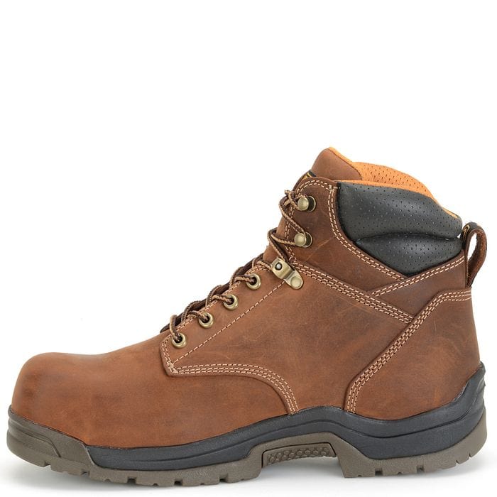 Carolina Men's Bruno Lo Brown Waterproof Round Toe Work Boots CA5020 - Image 3