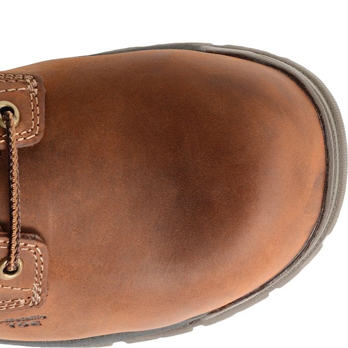 Carolina Men's Bruno Lo Brown Waterproof Round Toe Work Boots CA5020 - Image 4