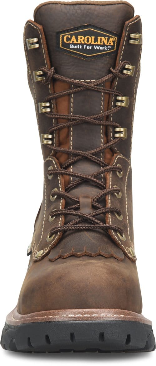 Carolina Men's Cardinal 8" Waterproof Comp Toe Logger Work Boots CA7837 - Image 6