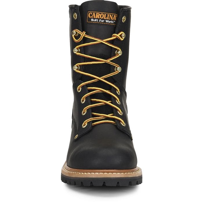 Carolina Men's Elm Black Steel Toe Unlined Logger Boots CA1825 - Image 5