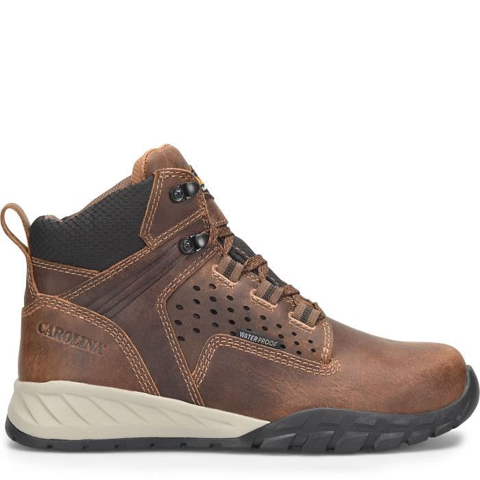 Carolina Men's Energy Brown Waterproof Composite Toe Hiker Boots CA5592 - Image 2