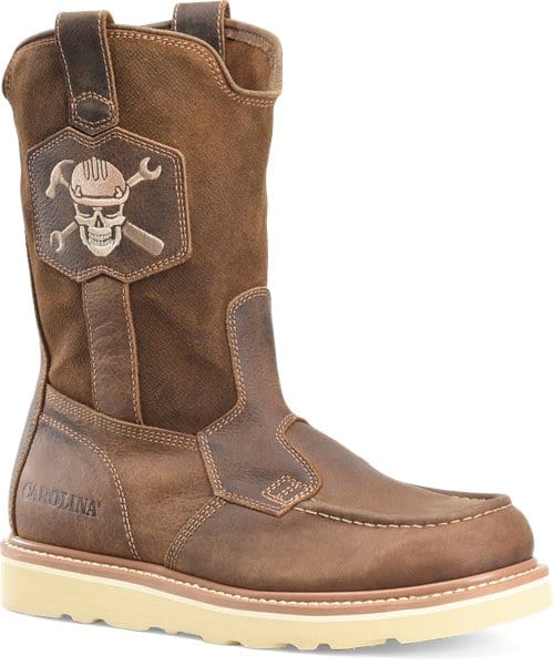 Carolina Men's Flatiron Ranch Wellington 10" Moc Toe Work Boots CA7044