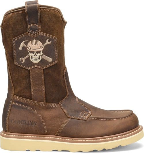 Carolina Men's Flatiron Ranch Wellington 10" Moc Toe Work Boots CA7044 - Image 2