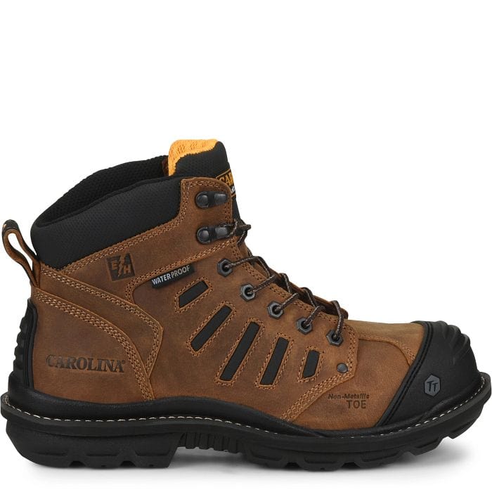 Carolina Men's Kauri Dark Brown Waterproof Composite Toe Work Boots CA4557 - Image 2