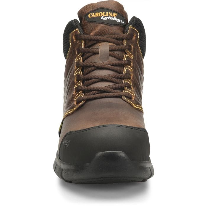 Carolina Men's Lytning Brown Composite Toe Work Shoes CA1907 - Image 5