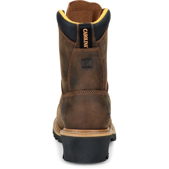 Carolina Men's Poplar Brown Composite Toe Logger Boots CA9853 - Image 6