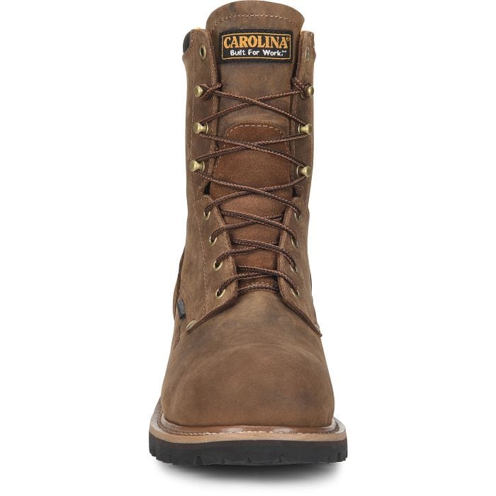 Carolina Men's Poplar Brown Waterproof Composite Toe Logger Boots CA9852 - Image 5