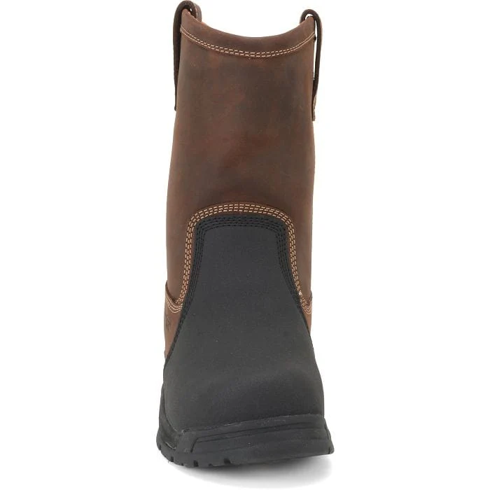 Carolina Men's Ranch Wellington Well X Dark Brown Metguard Composite Toe Work Boots CA4582 - Image 5
