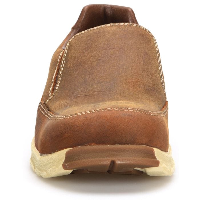 Carolina Men's S-117 Brown Aluminum Toe Slip On Shoes CA5572 - Image 5