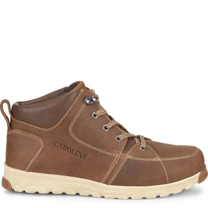 Carolina Men's S-117 Brown Aluminum Toe Work Hiker Boots CA5570 - Image 2