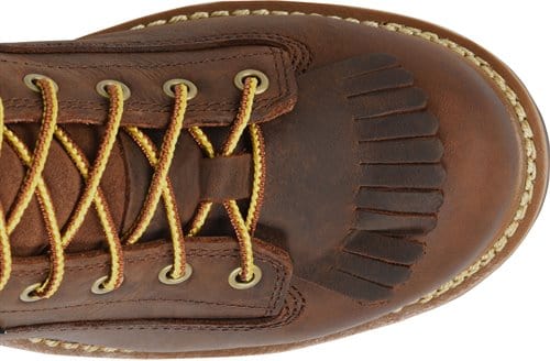 Carolina Men's Spruce Brown Waterproof Steel Toe Logger Boots CA9824 - Image 2