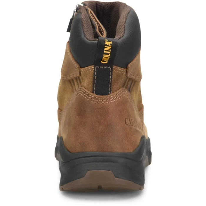 Carolina Men's Subframe Brown Side Zipper Waterproof Composite Toe Work Boots CA5550 - Image 6