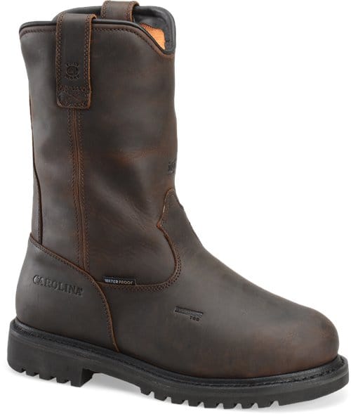 Carolina Men's Waterproof Aluminum Toe Internal MetGaurd Wellington Work Boots CA8533