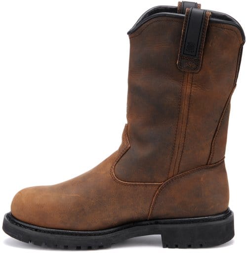 Carolina Men's Waterproof Aluminum Toe Internal MetGaurd Wellington Work Boots CA8533 - Image 4