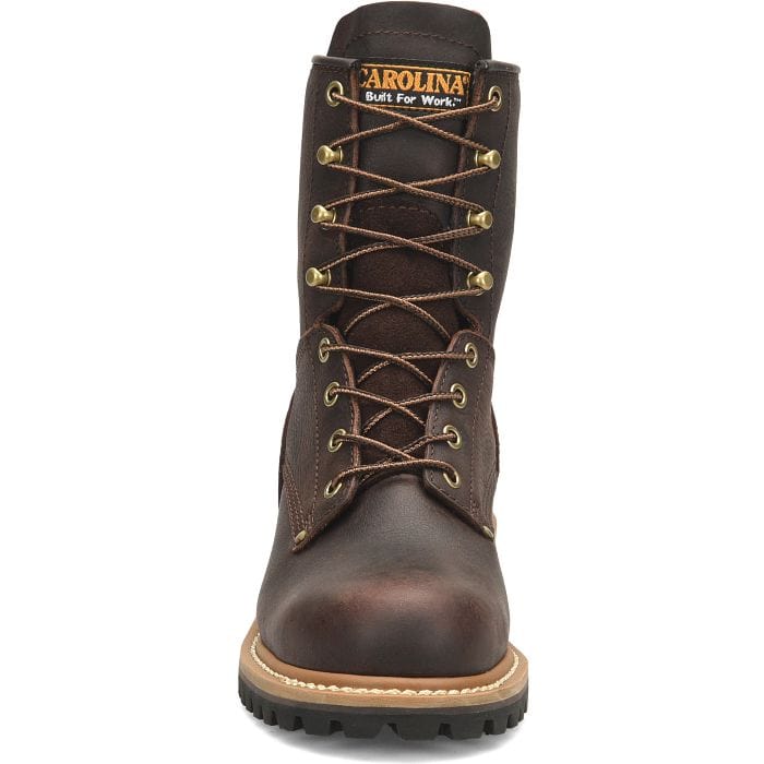 Carolina Women's Elm Dark Brown Round Toe Work Boots CA421 - Image 5