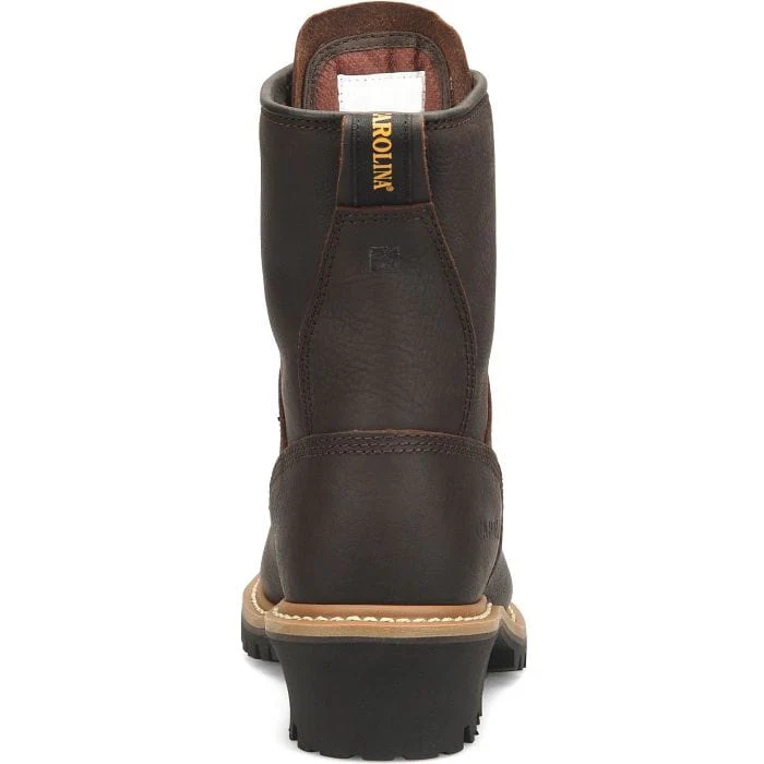 Carolina Women's Elm Dark Brown Round Toe Work Boots CA421 - Image 6