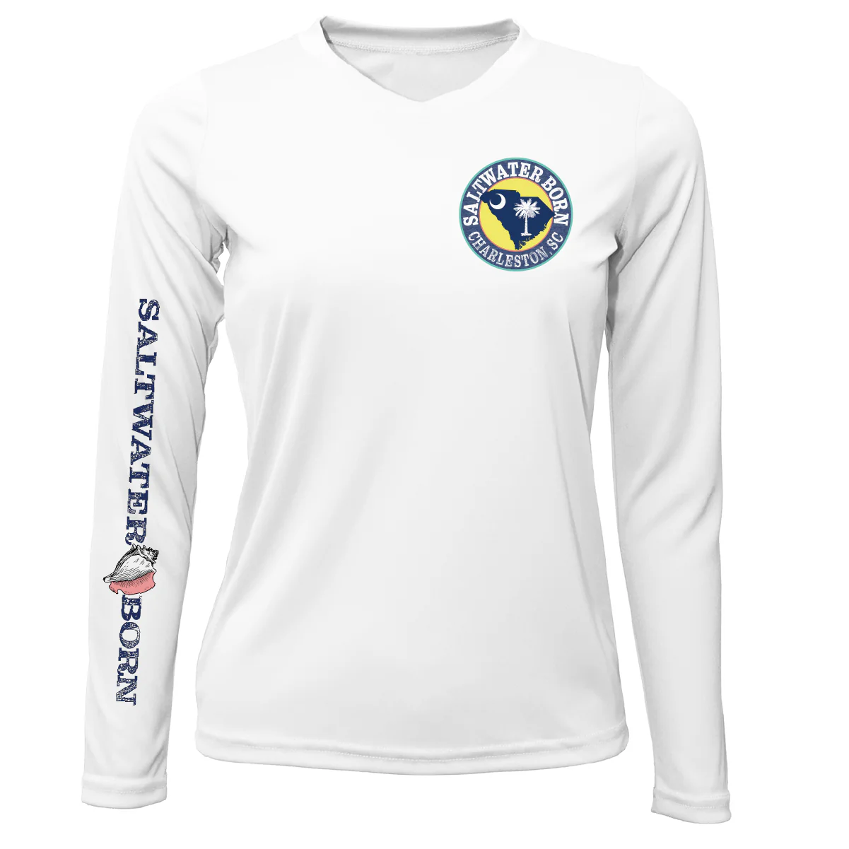 Charleston, SC Kraken Women's Long Sleeve UPF 50 + Dry-Fit Shirt - Image 2