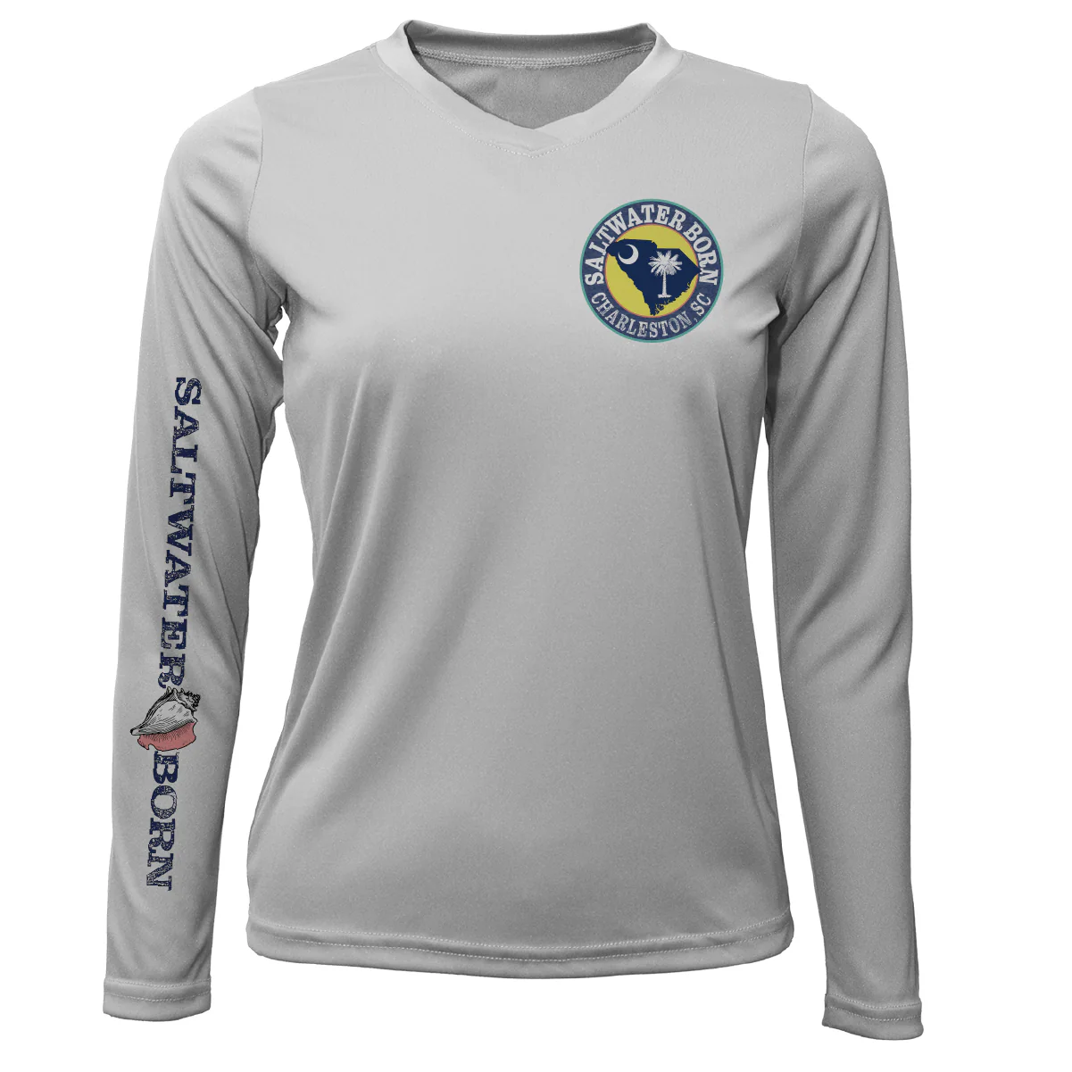Charleston, SC Kraken Women's Long Sleeve UPF 50 + Dry-Fit Shirt - Image 4