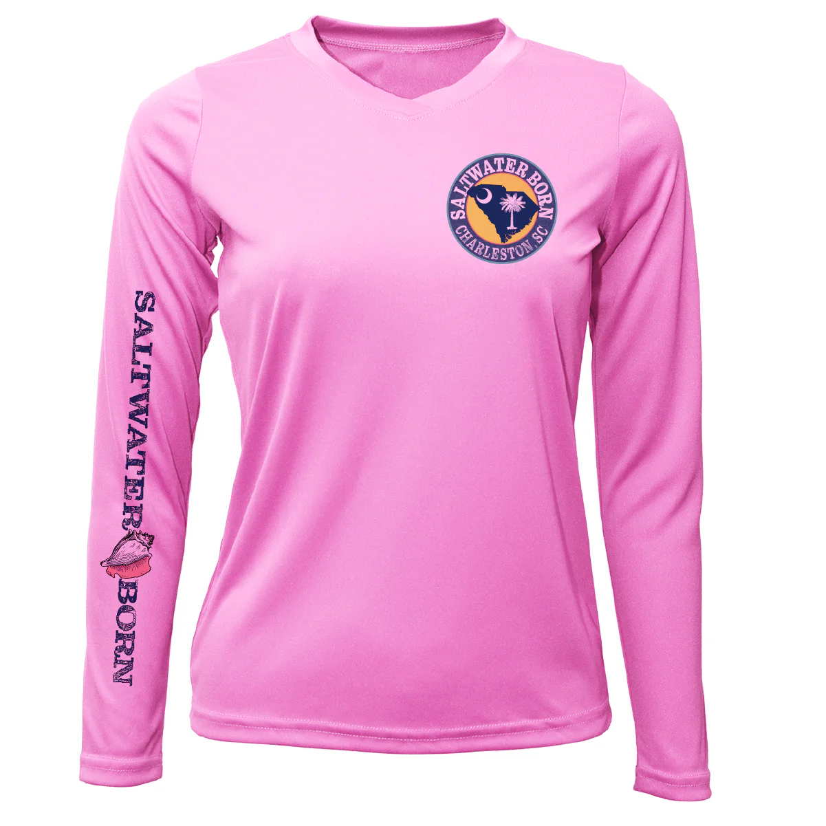 Charleston, SC Kraken Women's Long Sleeve UPF 50 + Dry-Fit Shirt - Image 8
